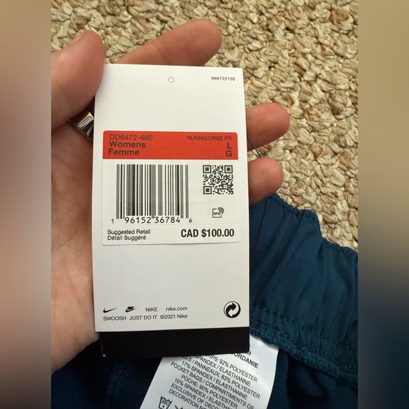 BNWT Nike Women's Thema-FIT Essential Warm Running Pants Size Large - Picture 8 of 12